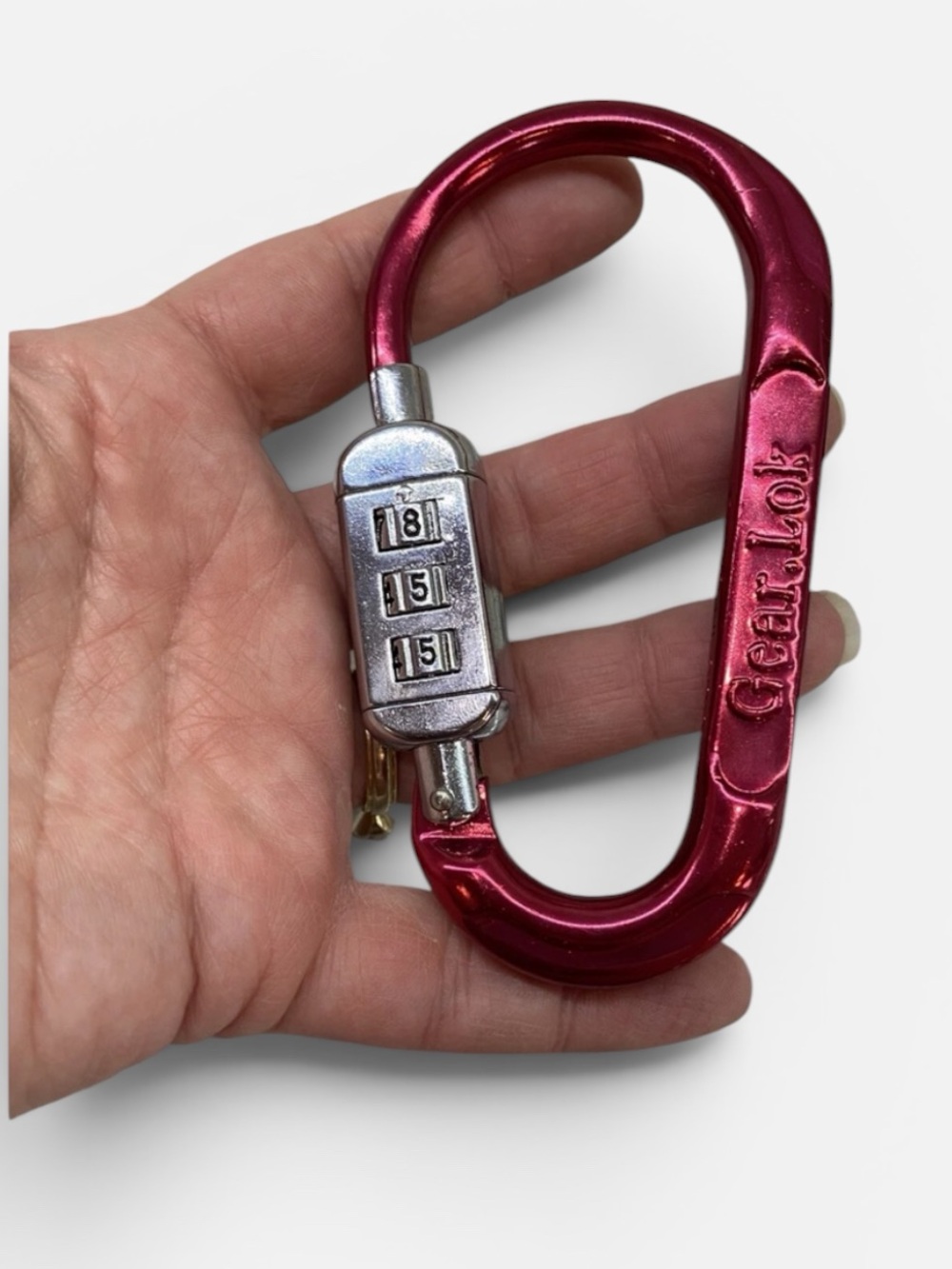GearLok Large Combination Lock Carabiner